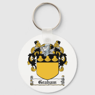 Graham Family Crest Key Ring