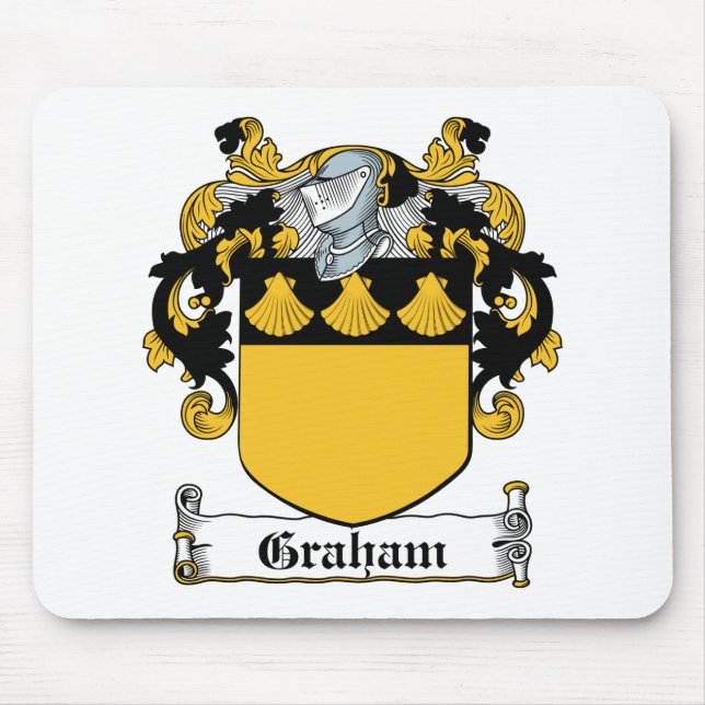 Graham Family Crest Mouse Pad (Front)