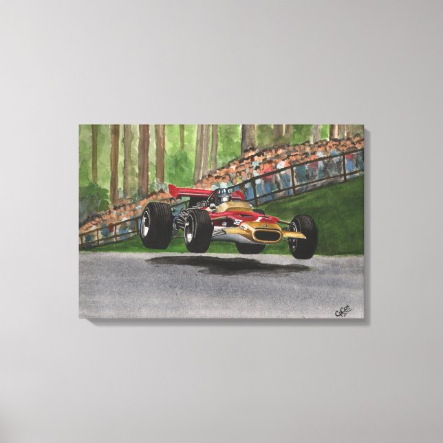 Graham Hill Canvas Print (Front)