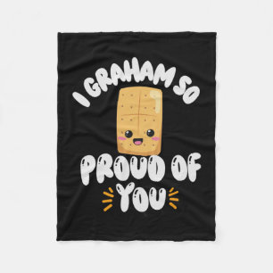 Graham So Proud Of You Monitor Testing State Test Fleece Blanket