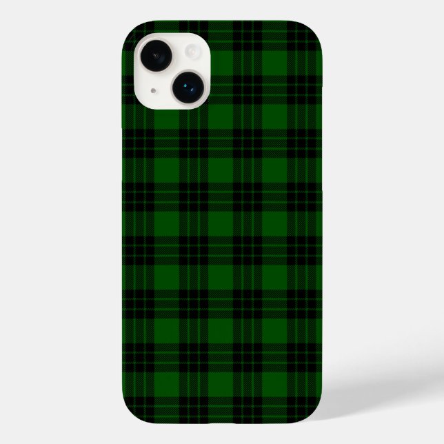 Graham tartan green black plaid Case-Mate iPhone case (Back)