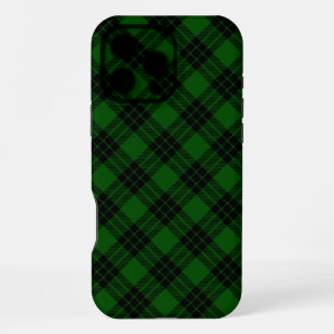 Graham tartan green black plaid iPhone 16 pro max case