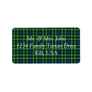 Graham Tartan Label