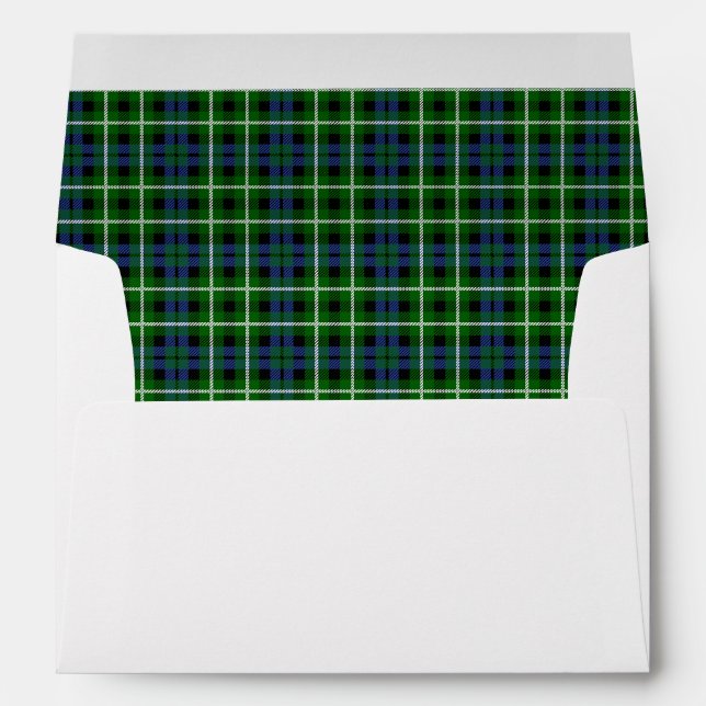 Graham Tartan Wedding Envelopes (Back (Bottom))