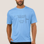 "GRAHAM'S NUMBER" T-Shirt<br><div class="desc">"GRAHAM'S NUMBER, " named after mathematician Ron Graham, is so vast that it holds the world record for the largest number ever used in a serious mathematical proof. Graham's number is much larger than other large numbers such as a googol and a googolplex. In fact, the observable universe is far...</div>