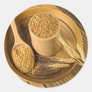 Grain Classic Round Sticker