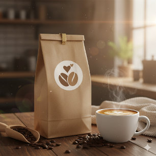 Grain de Caféine : Style et Énergie ☕ Classic Round Sticker