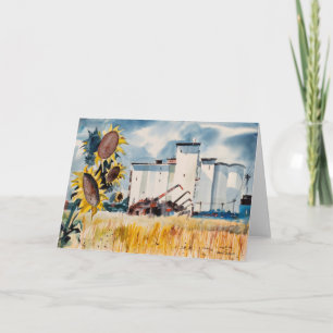 Grain Elevator, Kansas Robert Johnson Card