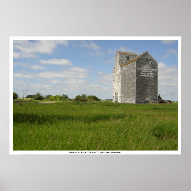 Grain Elevator Print Manitoba Landscape Prints (Front)