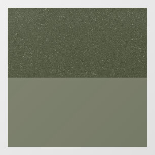 Grain & Matte Moss Green Window Cling – Customise