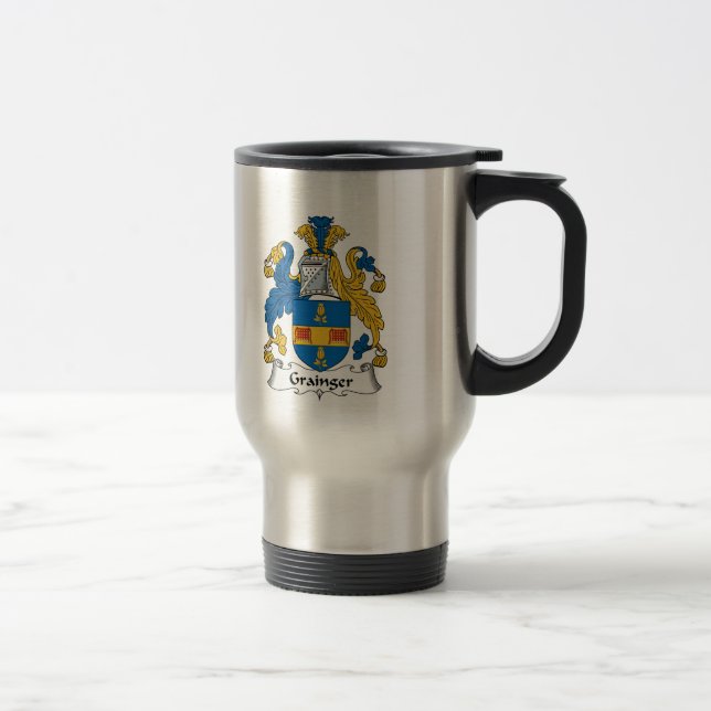 Grainger Family Crest Travel Mug (Right)