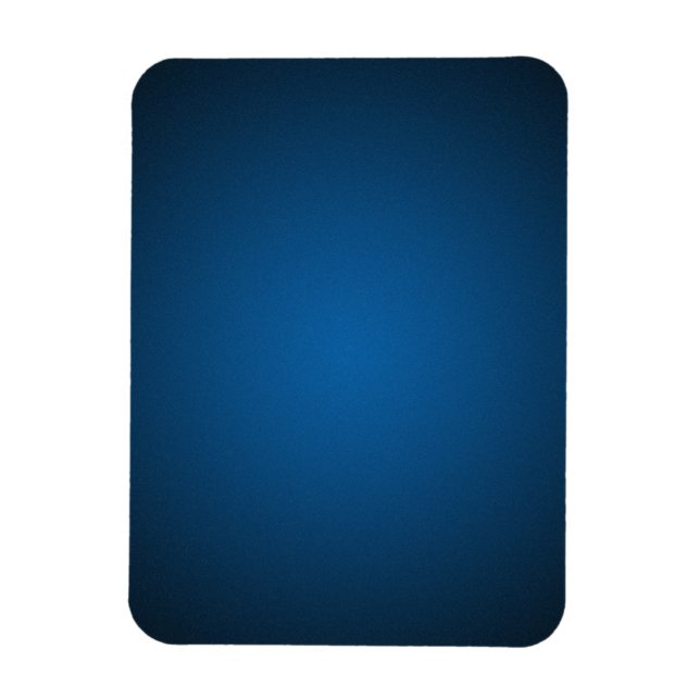 Grainy Blue-Black Vignette Magnet (Vertical)