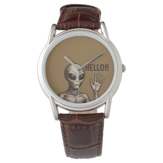 Grainy Encounter: The Alien Greeting Watch (Front)