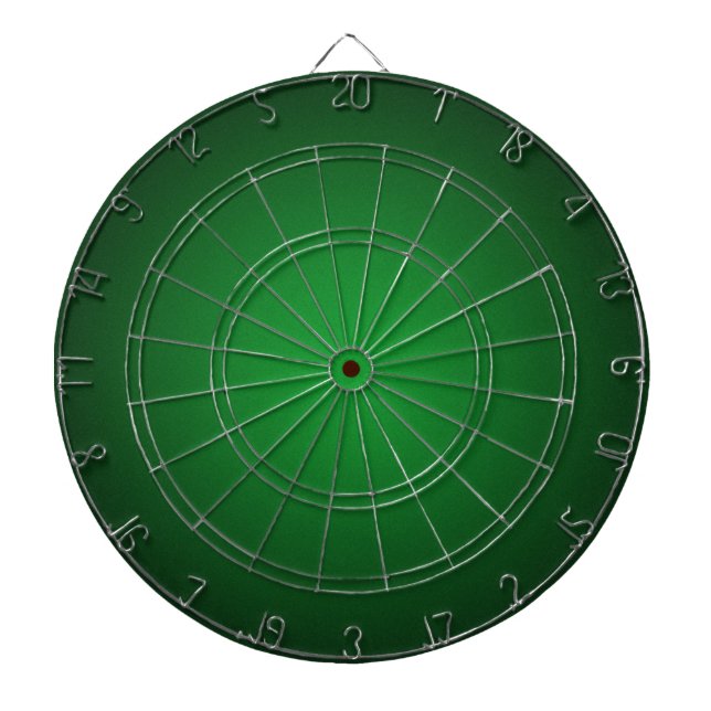 Grainy Green-Black Vignette Dartboard (Front)