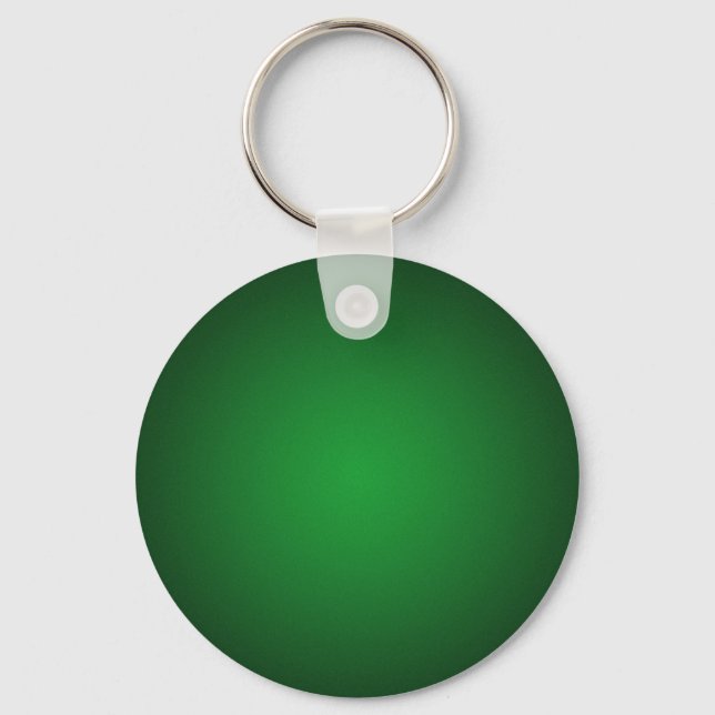 Grainy Green-Black Vignette Key Ring (Front)