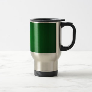 Grainy Green-Black Vignette Travel Mug