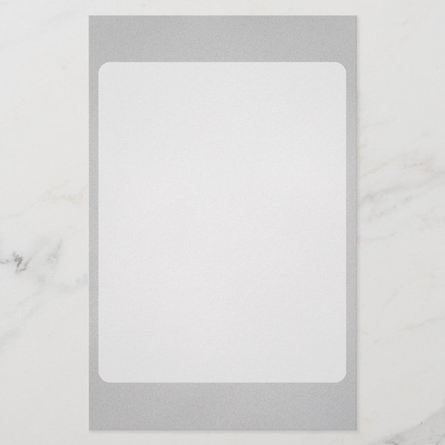 Grainy Grey Artsy Background Stationery (Front)
