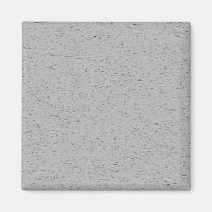 Grainy Plain Grey Colour Design Magnet