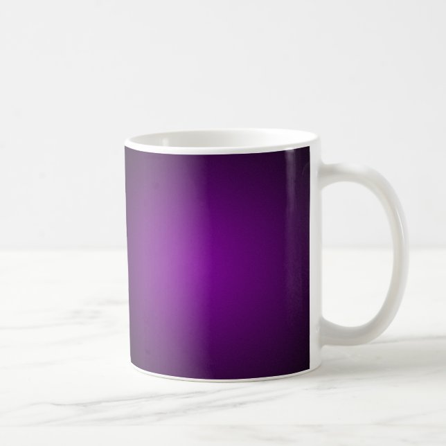 Grainy Purple-Black Vignette Coffee Mug (Right)