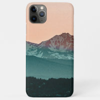 Grainy Sunset Mountain View // Orange Skies