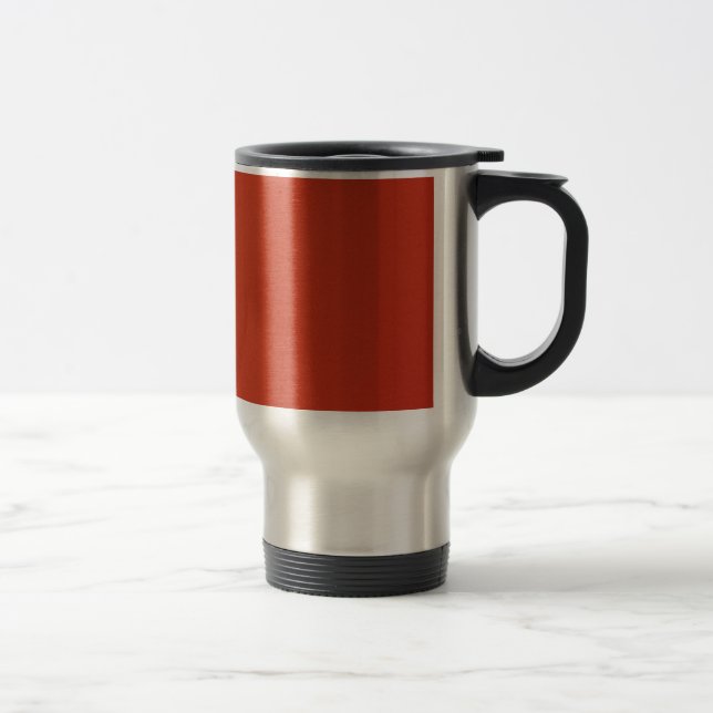 Grainy Warm Red Background Travel Mug (Right)