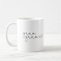 Gram Gram Est Script Mug