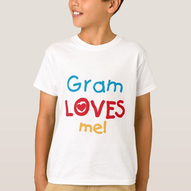 Gram Loves Me T-shirts and Gifts (Front)