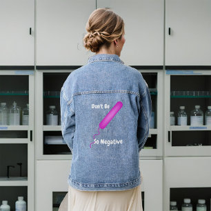 Gram Negative Microbiology Pun Denim Jacket