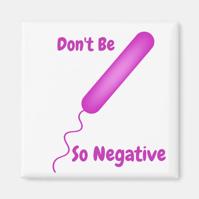 Gram Negative Microbiology Pun Magnet (Front)