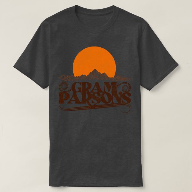 Gram Parsons Rising Sun T-Shirt (Design Front)