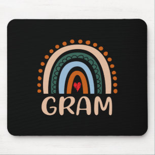 Gram Rainbow Grandma Cute Mothers Day Funny Gram Mouse Pad