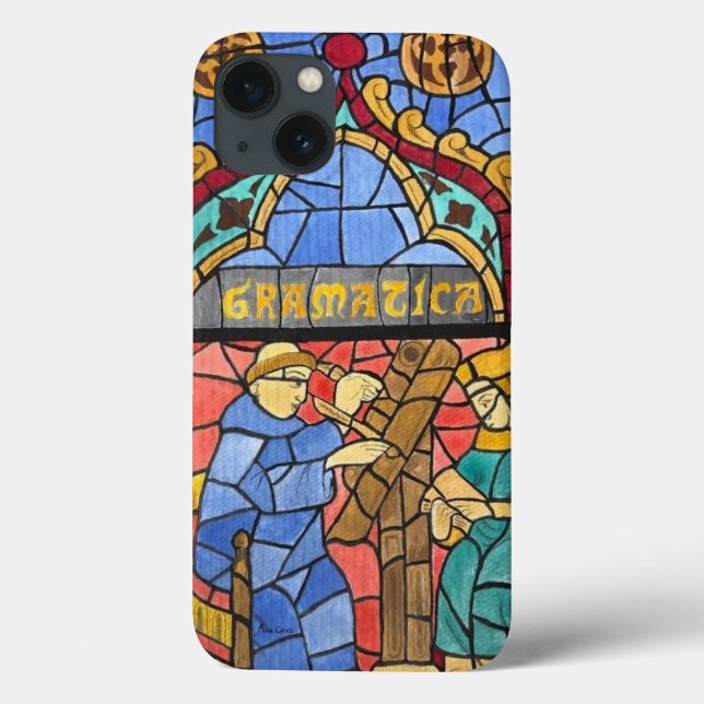 Gramatica Stained-Glass Window iPhone / iPad case (Back)