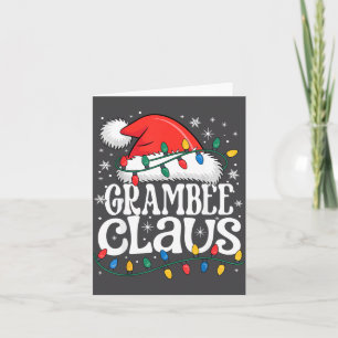 Grambee Claus Funny Xmas Christmas Grandma Holiday Card