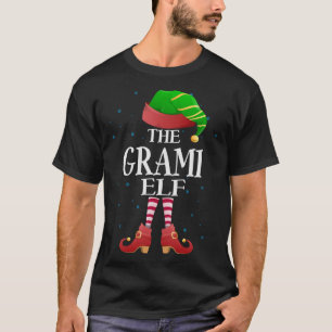 Grami Elf Matching Family Funny Grandma Christmas T-Shirt