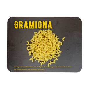 Gramigna Italienisches Restaurant Rezept zutat  Magnet