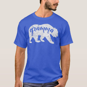 Gramma Bear Family Grandma Grandmom Love Distresse T-Shirt