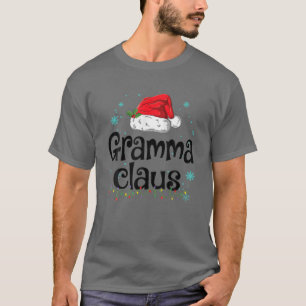 Gramma Claus Christmas Pajama Family Matching Xmas T-Shirt