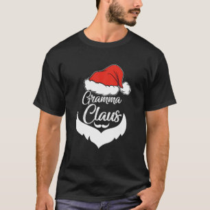 Gramma Claus Christmas Pyjamas Santa Costume T-Shirt