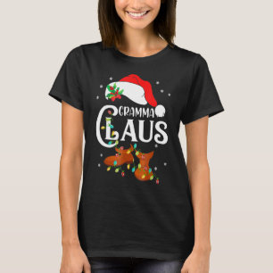 Gramma Claus Family Matching Gramma Claus Pajama T-Shirt