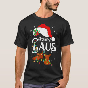 Gramma Claus , Family Matching Gramma Claus Pajama T-Shirt
