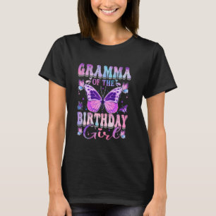 Gramma Of The Birthday Girl Butterfly Party Matchi T-Shirt