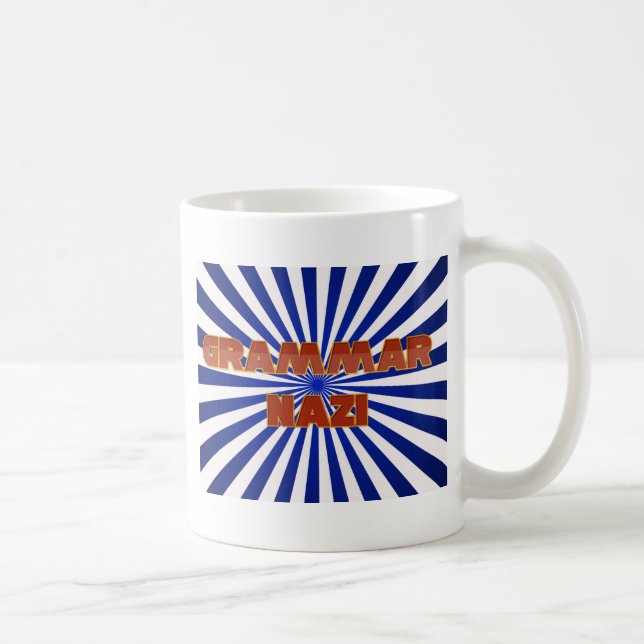 Grammar Nazi Coffee Mug (Right)