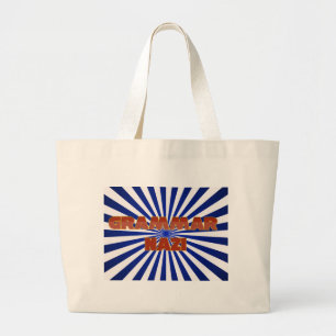 Grammar Nazi Large Tote Bag