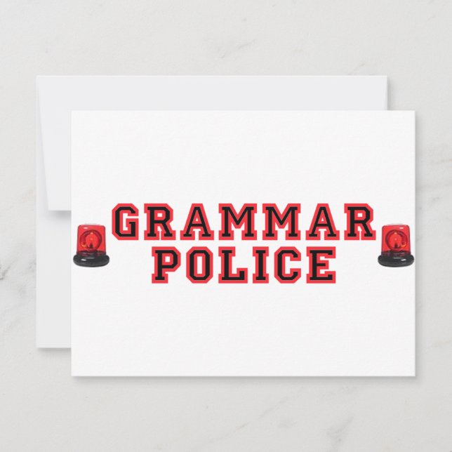 Grammar Police (Front)