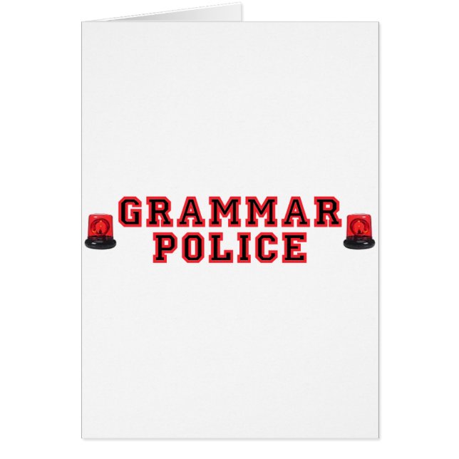 Grammar Police (Front)