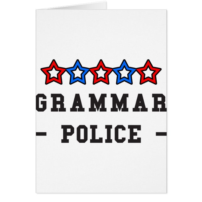 Grammar Police (Front)