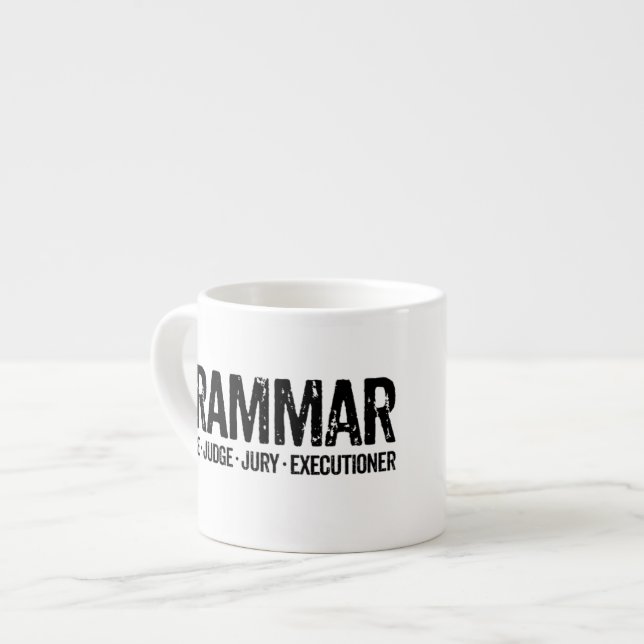 Grammar Police Coffee Mug Espresso Mug Gifts (Front Left)