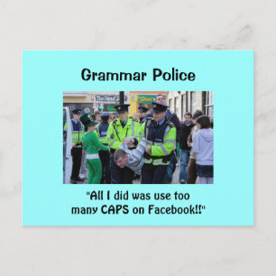 Grammar Police - Postcards