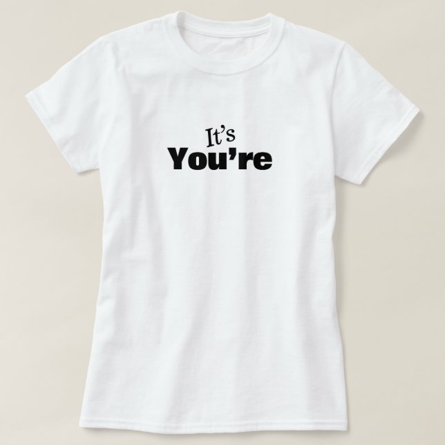 Grammar Police T-Shirt (Design Front)