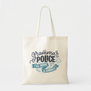 Grammar Police Tote Bag